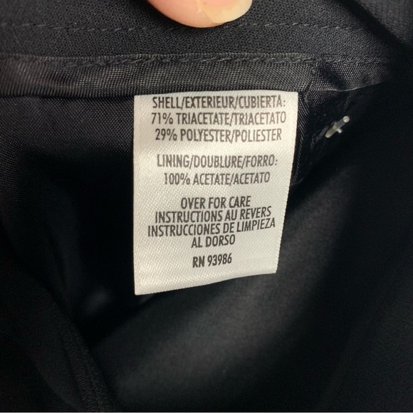 Casual Corner black slacks size 4 NWT Fully lined and great career pants - Picture 4 of 12